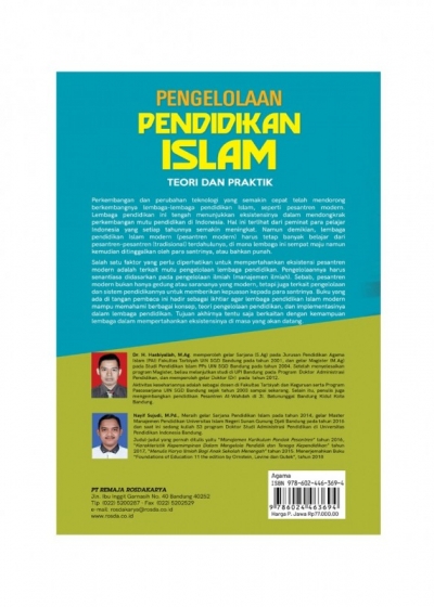 Pengelolaan Pendidikan Islam Teori Dan Praktik | PT Remaja Rosdakarya